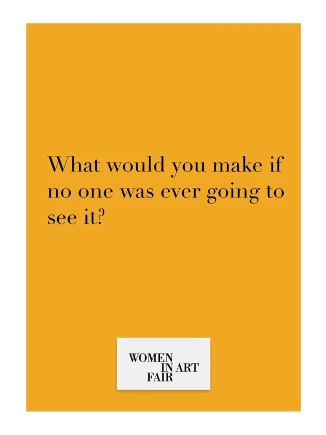 That question strips away ego, validation, and likes.
It’s just you, the material, and the truth you’re trying to shape.

That’s where real art begins , in the space no one’s watching.

 ❤️ 

@womeninartfairofficial #womeninartfair #womeninartfairofficial