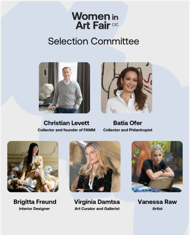 We’re delighted to welcome back Vanessa Raw to our Selection Committee this year, joining our esteemed and talented group led by Virginia Damtsa. ✨

Over the coming weeks, we’ll be introducing our committee members to the community, sharing their generous contributions, expertise, and profiles — especially for those who may be new to WIAF. We’re grateful for the care, insight, and integrity they bring to the selection process @harvey_jacqueline. 

#WIAF2026 #SelectionCommittee #WomenInArt #CreativeLeadership #ArtCommunity