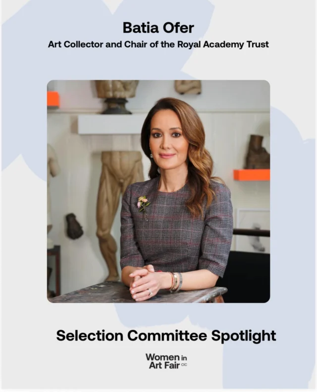 ✨SELECTION COMMITTEE SPOTLIGHT ✨. Batia Ofer is the Chair of the Royal Academy Trust, a patron of the arts, and an established art collector. She is also a committed philanthropist who is the founder of Art of Wishes. She has been a member of the Royal Academy Trust since 2019 and was appointed the prestigious role of Chair in 2023. Alongside her role as Chair, she holds Board, Trustee, and Advisory level positions at cultural and educational institutions such as Sotheby’s, the Peres Centre for Peace and Innovation, and until recently, the Victoria & Albert Museum and Harvard Kennedy School. She also chaired the Education Committee at the Serpentine Gallery and has consulted for Frieze Art Fair. Batia is a passionate philanthropist who, in 2017, established Art of Wishes, a charitable initiative that unites the art world to raise funds for the UK-based Make-A-Wish Foundation. During her eight year tenure as Chair, the initiative raised £15 million and helped grant more than 6,000 wishes for children living with critical, life-threatening illnesses.  She has now stepped down as Chair and continues to support the organisation as its Honorary President. Batia is also responsible for overseeing the ‘Idan and Batia Ofer Family Foundation’, which supports a range of causes across issues of health, education, and culture that are close to her heart. This includes the construction of ‘The Sammy Ofer Centre’ at the London Business School which supports the next generation of leaders and entrepreneurs, and the establishment of a scholarship program for Israeli and Palestinian students at the Harvard Kennedy School.
#WIAF2026 #WomenInArtFair #OXOGallery #OpenCall #WomenArtists