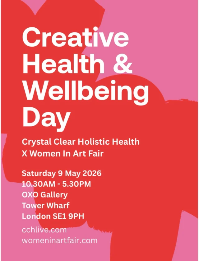 ✨Creativity flourishes when wellbeing is prioritised.✨. Women in Art Fair’s Creative Health Day brings together artists, creatives, and cultural professionals for a restorative programme supporting sustainable creative practice.
Our programme is designed to inform, inspire and reconnect you with your creative self.
Join Us - 
✨Panel Discussion: Join Professor Daisy Fancourt, Jacqueline Harvey, June Mineyama-Smithson and Sadie Clayton as they unpack the neuroscience of creativity and why protecting your creative health is protecting your mental health. 
Restorative Yoga: Andrea Stewart of PeacefulYoga4U leads a grounding session of mindful movement, breathwork and nervous-system restoration. 
Wonder Workshop: Designer, speaker and educator Emmi Salonen guides you back to curiosity, helping you identify what dims your spark and how to reignite it.
Sound Bath: Artist and Somatic Therapist Cherelle Sappleton creates an immersive sonic space for deep relaxation, emotional processing and creative clarity.

Together, these experiences invite you to slow down, tune in and rediscover why creativity matters now more than ever.
#CreativeHealthDay #CreativeWellbeing #WhyArt #WomenInArtFair #CCHLive ArtAndHealth ArtistsWellbeing Neuroplasticity CreativeCommunity SustainableCreativity @cchlivehealth