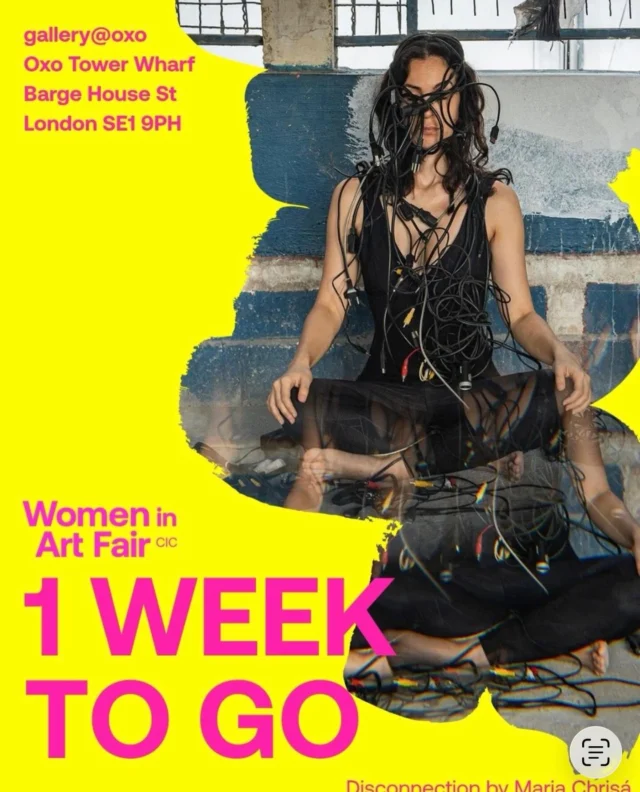One week to go… ✨

We’re counting down to the 4th edition of Women in Art Fair — a celebration of creativity, connection, and visibility for women artists. 💫

📍 OXO Gallery, London
📅 7–10 May 2026
⏰ 11.00 – 17:30

Join us for our Open Call and Art Prize Winners, talks, and events designed to champion and elevate women in the arts.

A highlight of this year’s programme is our Creative Health & Wellbeing Day 🌿 — a restorative and thought-provoking experience exploring the connection between art, mind, and body. Expect a variety of events centred around the belief that creative health is essential, not optional.

We can’t wait to welcome you. 💛

#WomenInArtFair #WIAF2026 #WomenInArt #ArtFairLondon #CreativeHealth