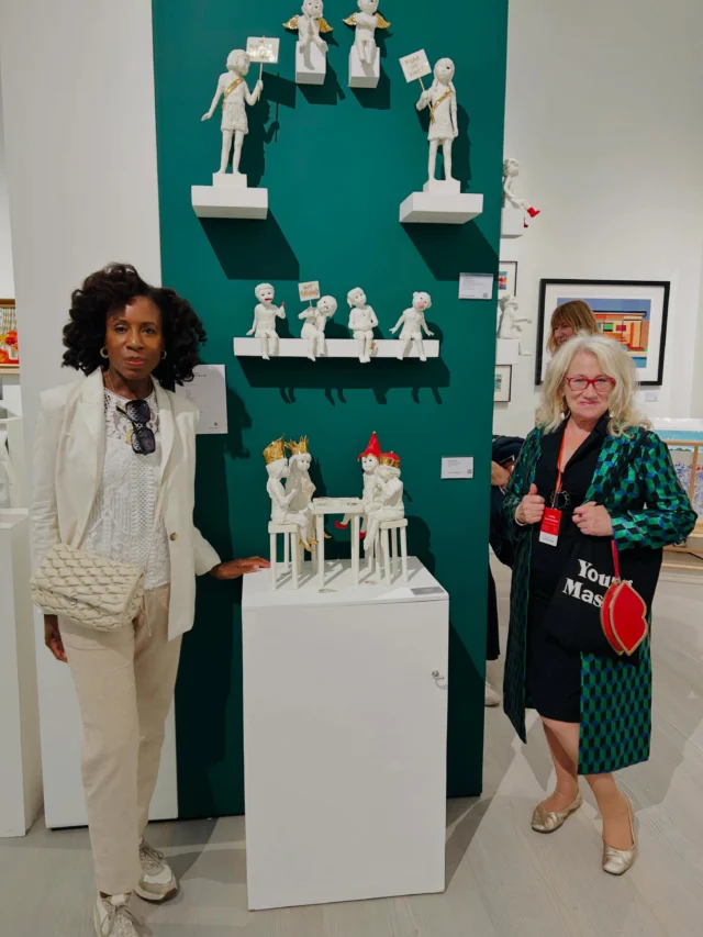 Starting the art fair season at @BritishArtFair ✨

So lovely to visit the fair and see artists who have exhibited with Women in Art Fair, alongside some of our WIAF Prize winners, continuing to gain visibility and recognition. Always wonderful to see their work out in the world!

A special visit to @cynthiacorbettgallery, who has created a wonderful booth with a delightful mix of ceramics and paintings — beautifully curated and definitely worth discovering.

If you get the chance, visit the British Art Fair this weekend and find Cynthia at Booth 18, amongst many other artistic delights.

A lovely way to start the new art fair season! 🎨✨

#BritishArtFair #WomenInArtFair #WIAF #CynthiaCorbettGallery #WomenArtists FemaleArtists ContemporaryArt BritishArt ArtFair ArtCollectors EmergingArtists. @cynthiacorbettgallery @cynthia_corbett  @coegallery @ilonaszalay @harvey_jacqueline